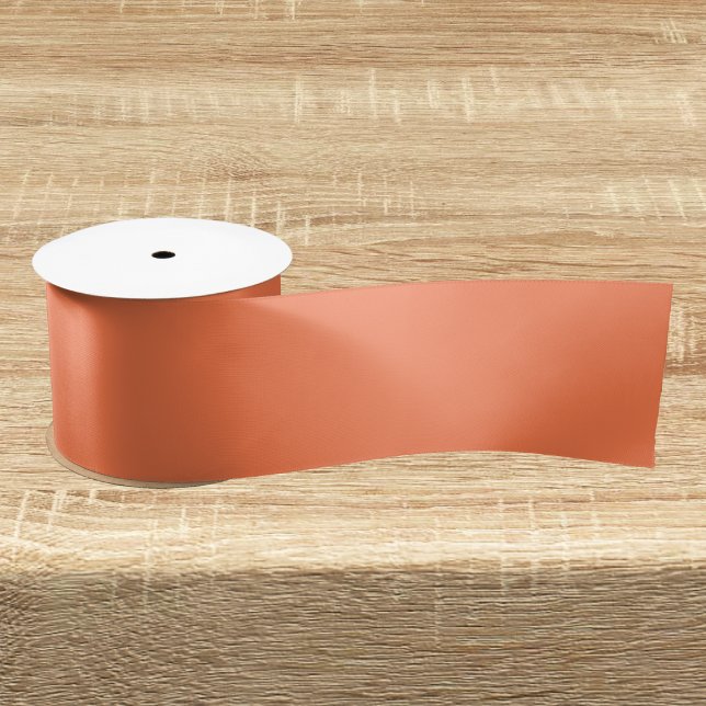 Coral Solid Colour Satin Ribbon (Creator Uploaded)