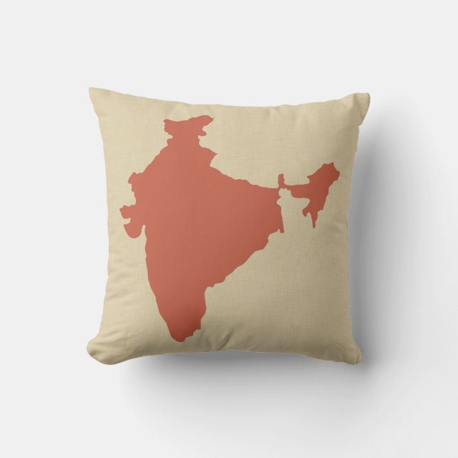 Coral Spice Moods India Cushion (Front)