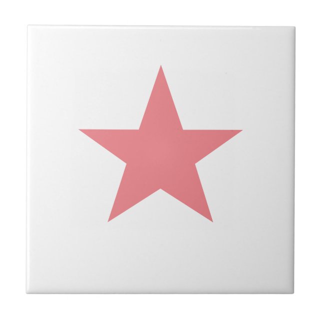 Coral Star Tile (Front)