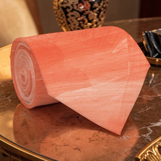Coral Watercolor Custom Necktie (Creator Uploaded)