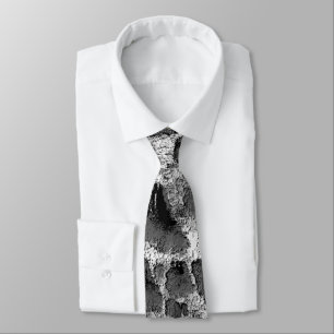 Coral with black and white colour round pillow tie