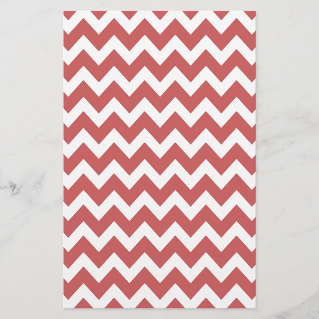 Coral Zigzag Chevron Stripes (Front)