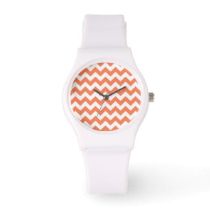 Coral Zigzag Watch