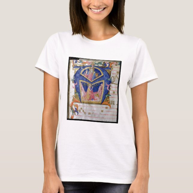 Corale / Graduale no.5  Historiated initial 'A' de T-Shirt (Front)