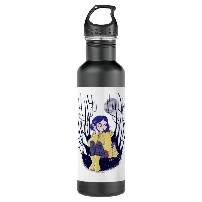 Coraline                710 ml water bottle (Front)