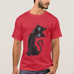 Coraline Cat Creepy Cat Cute Cat Meme T-Shirt