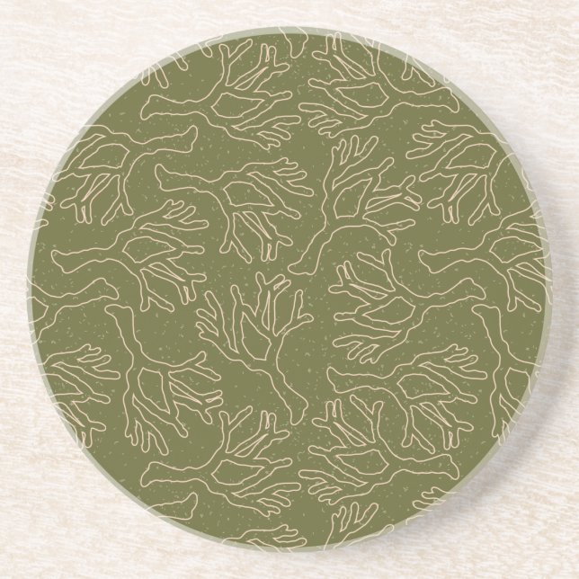 Coralize Sandstone Coaster (Front)