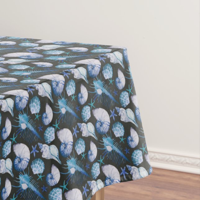 Corals With Shells Pattern Tablecloth (In Situ)