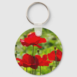 corb poppy key ring
