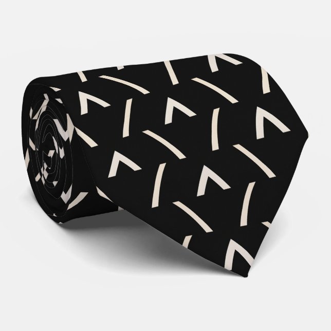 Corbata de Estilo Masculino Moderno con Rayas  Tie (Rolled)