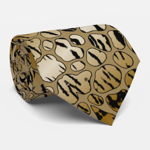 Corbata de tigre elegante tie