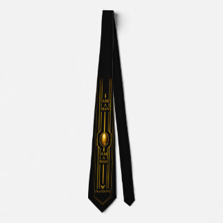 Corbata PEAFDOVE® GOLDEN EGG TIE — “I AM A MAN” No