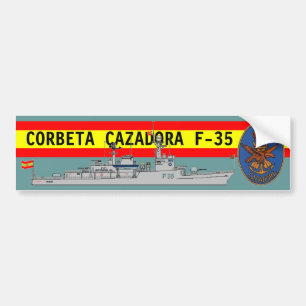 CORBETA CAZADORA F-35 BUMPER STICKER