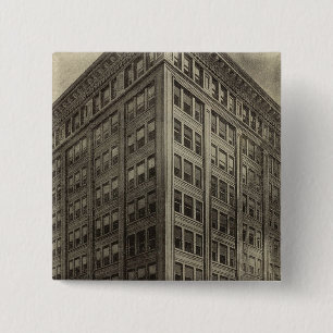 Corbett Bldg, Portland, Oregon 15 Cm Square Badge