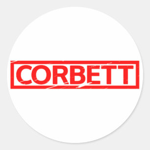 Corbett Stamp Classic Round Sticker