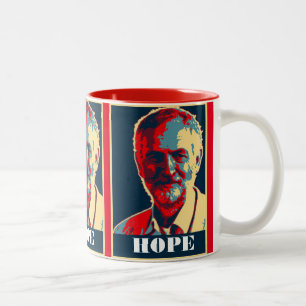 corbyn labour supporters customisable HOPE mug