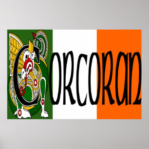 Corcoran Celtic Dragon Print