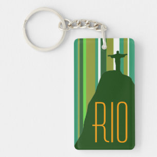 Corcovado Jesus Christ Rio Key Ring