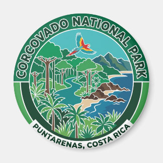 Corcovado National Park Costa Rica Magnet