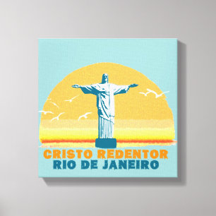 corcovado - rio - brasil canvas print