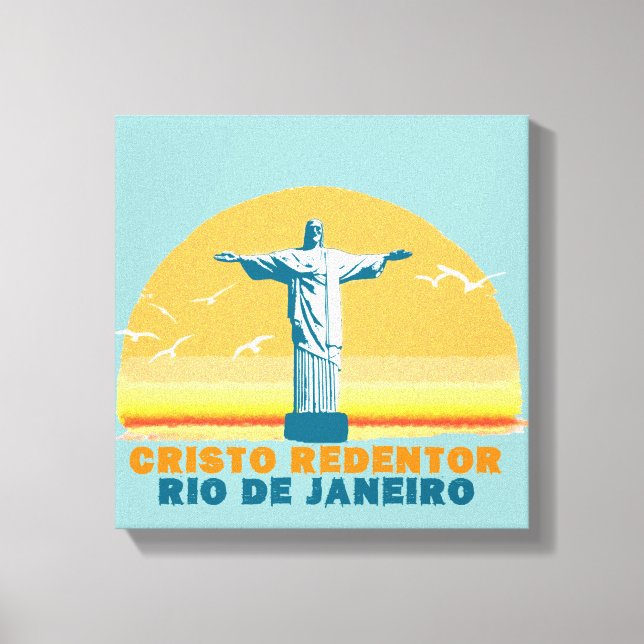 corcovado - rio - brasil canvas print (Front)