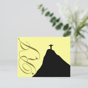 Corcovado - RJ - Brasil Postcard
