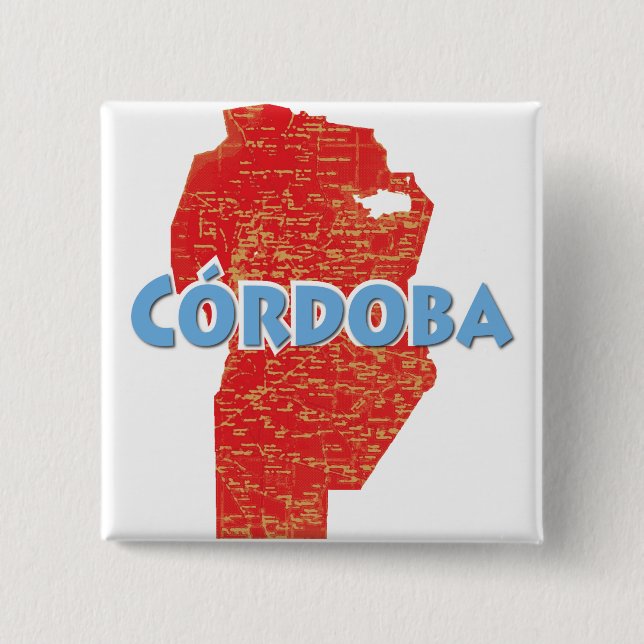 Córdoba 15 Cm Square Badge (Front)
