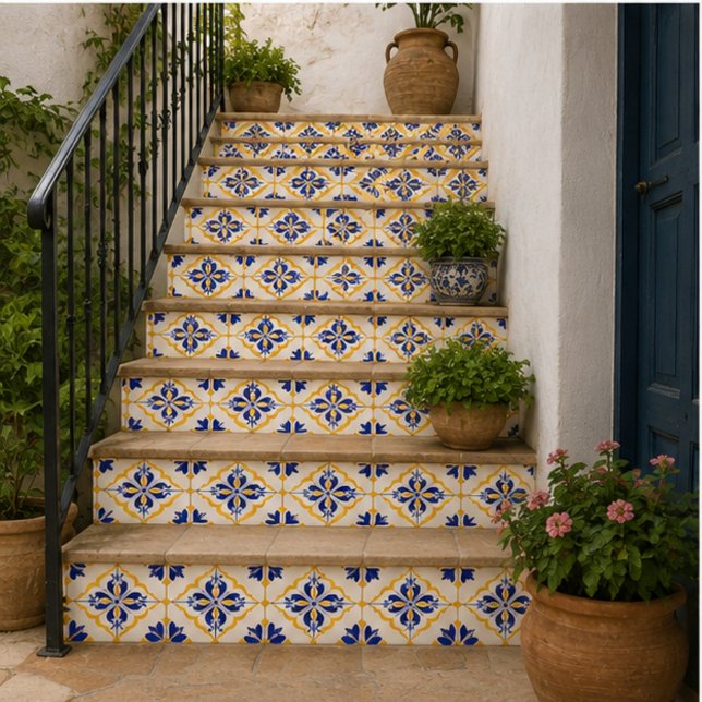 Cordoba Elegance Indigo Fleur Mediterranean Tile (Creator Uploaded)