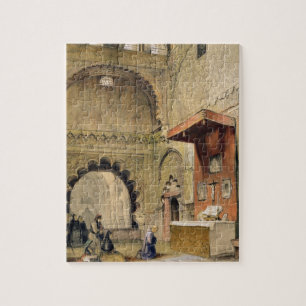 Cordoba: Monk praying at a Christian altar in the Jigsaw Puzzle