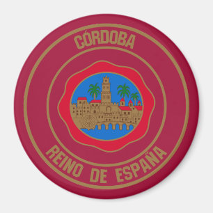 Córdoba Round Emblem Magnet