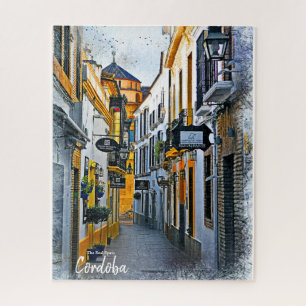 Cordoba Street -Spain Postcard Jigsaw Puzzle