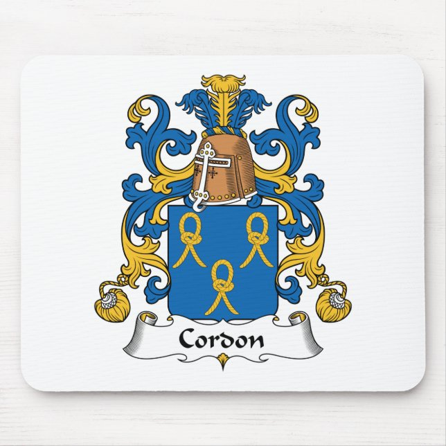 Cordon Family Crest Mouse Pad (Front)