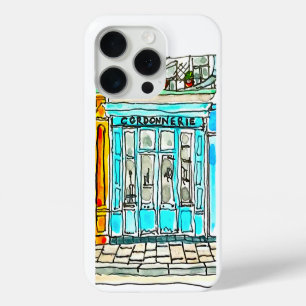 Cordonnerie Watercolour Sketch iPhone 15 Pro Case