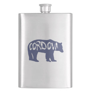 Cordova Alaska Bear Hip Flask