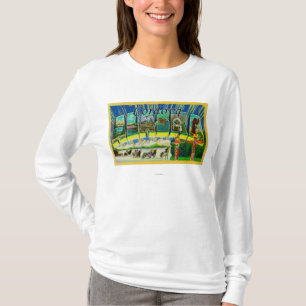 Cordova, Alaska - Large Letter Scenes T-Shirt