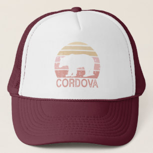 Cordova Alaska Retro Bear Trucker Hat