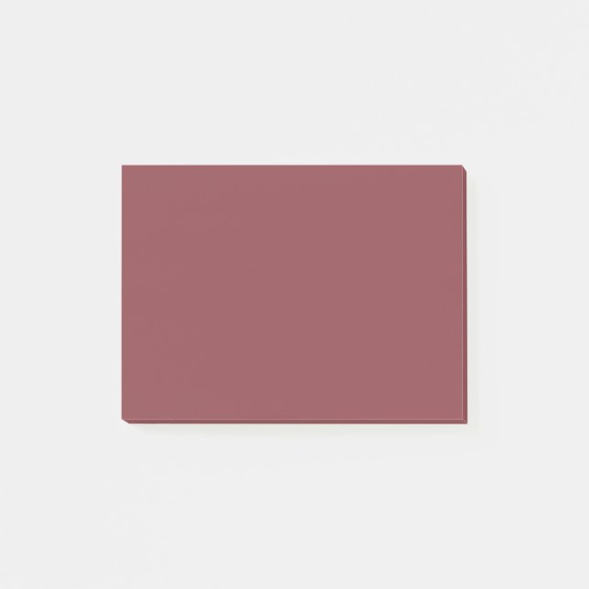 Cordovan Solid Colour Post-it Notes (Front)