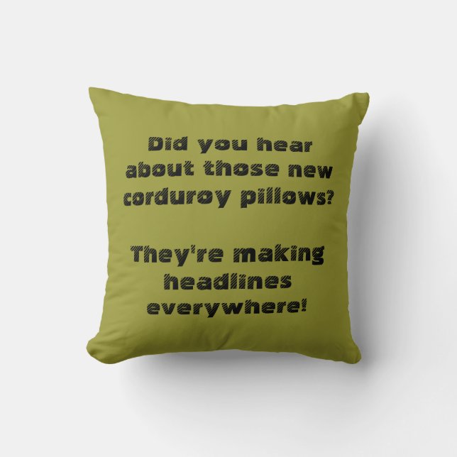 Corduroy Pillows Are Making Headlines Everywhere! (Front)