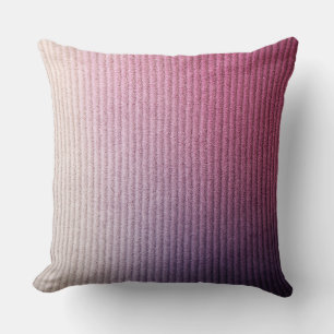 Corduroy  texture in matte raspberry pink  color cushion