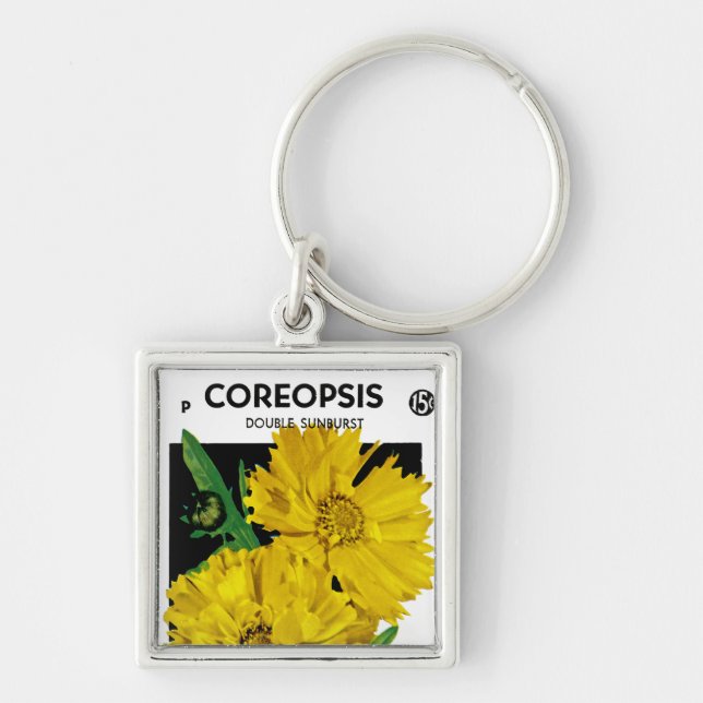 Coreopsis Key Ring (Front)