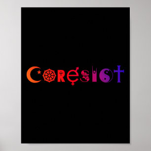 Coresist Shirt Resist Hate Anti Fascist #resist  Poster