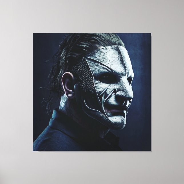Corey Taylor Alternate Mask Custom Frame Canvas Print (Front)