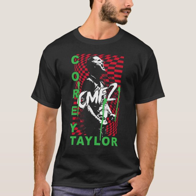 Corey Taylor - Chequered T-Shirt (Front)