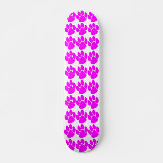 COREY TIGER 1980's PINK TIGER TRACKS WHITE Skateboard