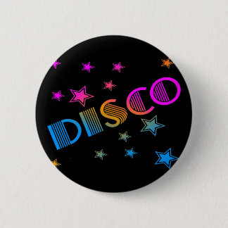 COREY TIGER 1980s RETRO DISCO STARS 6 Cm Round Badge