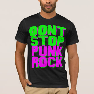 COREY TIGER 1980s RETRO DON'T STOP PUNK ROCK T-Shirt