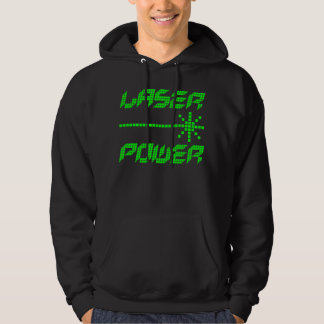 COREY TIGER 1980s RETRO LASER POWER Hoodie