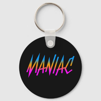 COREY TIGER 1980s RETRO MANIAC Key Ring