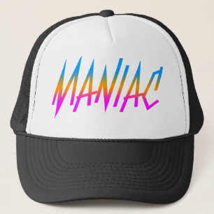 Corey Tiger 1980s Retro Maniac Trucker Hat