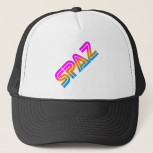 COREY TIGER 1980's RETRO SPAZ Trucker Hat